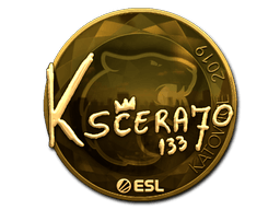 Sticker | KSCERATO (Gold) | Berlin 2019