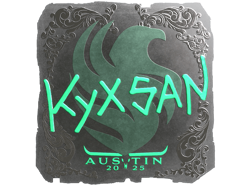 Sticker | kyxsan (Foil) | Austin 2025