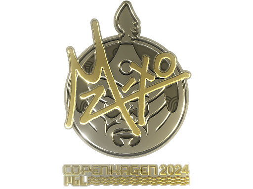 Sticker | mzinho (Gold) | Shanghai 2024
