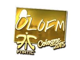 Sticker | olofmeister (Gold) | Cologne 2016