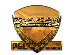 Sticker | oskar (Gold) | Boston 2018