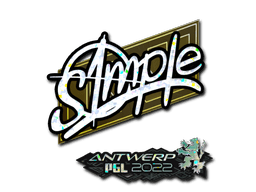 Sticker | s1mple (Glitter) | Paris 2023