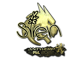 Sticker | S1ren (Gold) | Rio 2022