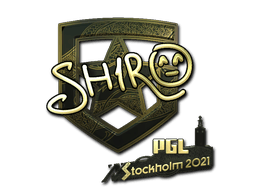 Sticker | sh1ro (Gold) | Rio 2022