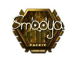 Sticker | smooya (Gold) | Katowice 2019