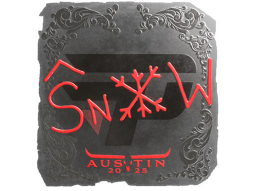 Sticker | snow (Foil) | Austin 2025