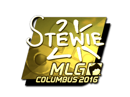 Sticker | Stewie2K (Gold) | Krakow 2017