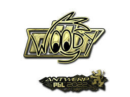 Sticker | WOOD7 (Gold) | Paris 2023