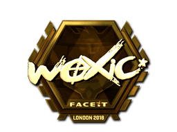 Sticker | woxic (Gold) | Antwerp 2022