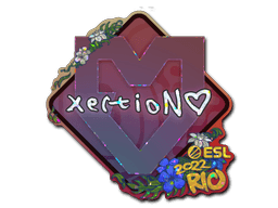 Sticker | xertioN (Glitter) | Paris 2023