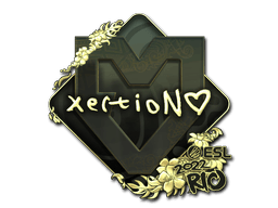 Sticker | xertioN (Gold) | Austin 2025
