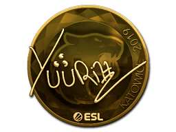 Sticker | yuurih (Gold) | Austin 2025