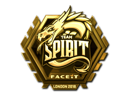 Sticker | Team Spirit (Gold) | Katowice 2019