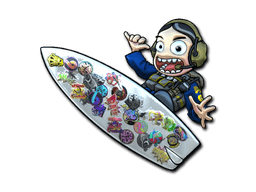 Sticker | Sticker Bomb Surf Ava (Foil)